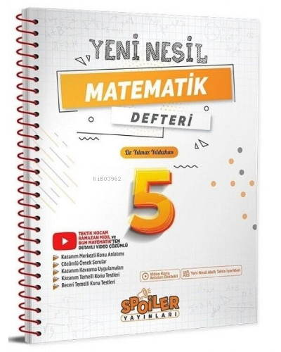 5.Sınıf Yenı Nesıl Matemetık Defterı