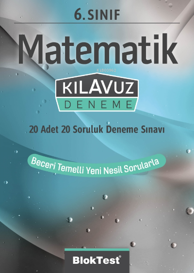  6Sınıf Bloktest Matematik Kılavuz Deneme | Kolektif | Bloktest Yayınları | 9786257223027 | 