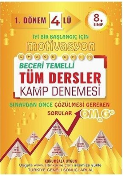  8 Sınıf Omage Motivasyon Tüm Dersler 4 Lü Kamp Denemesi | Kolektif | Omega (Hazırlık) | 9786257195058 | 