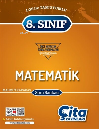  8Sınıf Matematik Soru Bankası | Kolektif | Çita Yayınları (Bayilik) | 9786257806664 | 