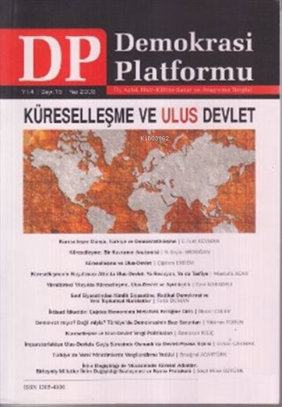 Küreselleşme ve Ulus Devlet - Demokrasi Platformu Sayı: 15