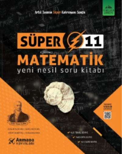  Armada Süper 11Sınıf Matematik Yeni Nesil Soru Kitabı | Kolektif | Armada Yayınları (Sınav) | 9786258266122 | 
