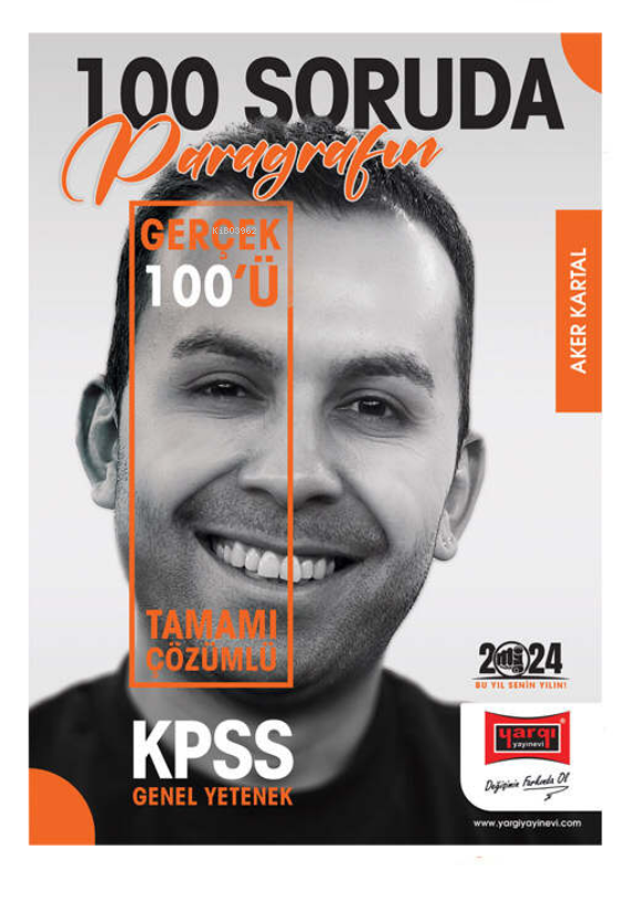 Yargı 2024 KPSS 5Yüz 100 Soruda Tamamı Çözümlü Paragrafın Gerçek 100'ü