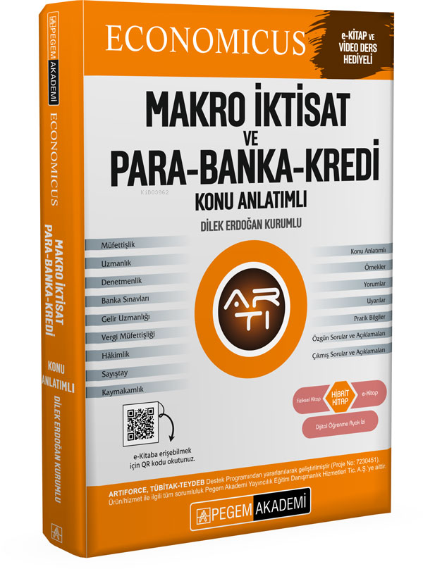  Pegem 2025 KPSS A Grubu Economicus Makro İktisat ve Para Banka Kredi Konu Anlatımı | DİLEK ERDOĞAN KURUMLU | Pegem Akademi Yayıncılık | 9786256128408 | 