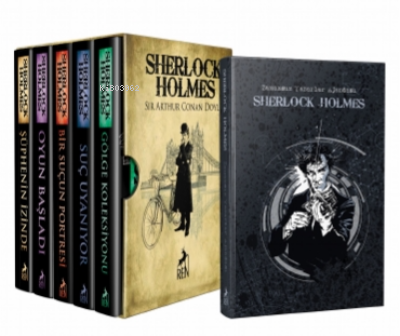 Sherlock Holmes Bütün Hikayeler Seti (Sherlock Holmes Defteri Hediyeli) | Sir Arthur Conan Doyle | Deniz Güldürmez | Ren Kitap | 9786257500340 | 