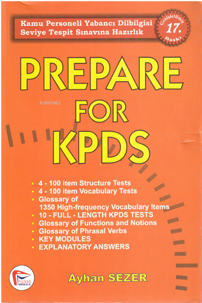  Prepare for Kpds | Prepare for Kpds | Ayhan Sezer | Pelikan Yayınevi | 9789944119368 