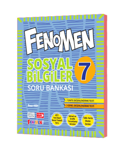  7 Sınıf sosyal Bilgiler Soru Bankası | Kolektif | Fenomen (Hazırlık) | 9786258450262 | 