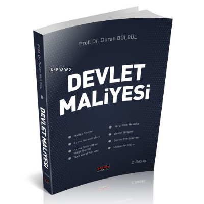  Devlet Maliyesi | Devlet Maliyesi | Duran Bülbül | Savaş Yayınevi | 9786057867261 