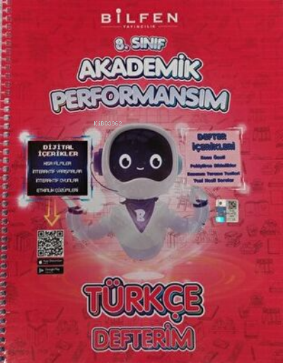 Türkçe 8 Akademik Performansım  Defterim