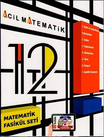 Acil 12.Sınıf Set (6 Fasikül) Matematik - 2022