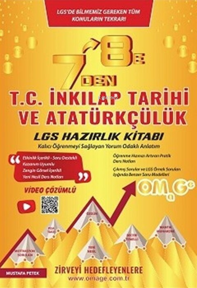 7 den 8 e LGS T.C. İnkılap Tarihi ve Atatürkçülük Hazırlık Kitabı