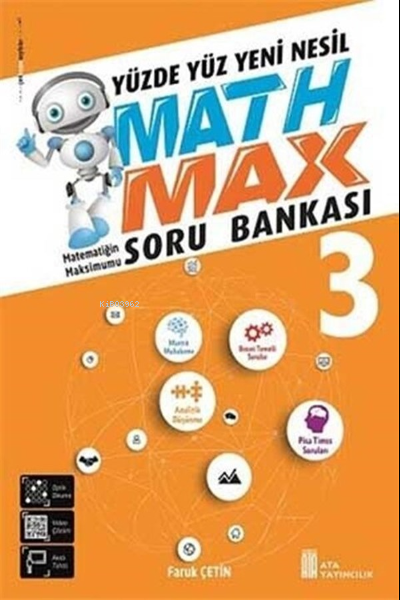 Ata Yayıncılık 3. Sınıf Math-Max Beceri Temelli Matematik Soru Bankası