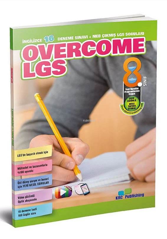  8 Sınıf OVERCOME LGS (İngilizce 16 Deneme Sınavı + MEB LGS Soruları) | Kolektif | Karaca Eğitim Yayınları | 9786051902609 | 