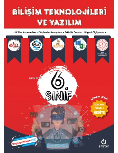  6Sınıf Bilişim Teknolojileri Ve Yazılım | 6Sınıf Bilişim Teknolojileri Ve Yazılım | Kolektif | Sıfırbir Yayınevi | 9786056965487 