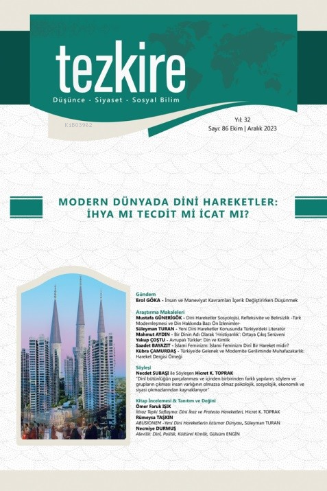  Tezkire 86 Sayı | Tezkire 86 Sayı | Kolektif | Tezkire Yayınları | 9771302787869 