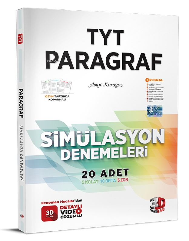 TYT 3D Paragraf Simülasyon Deneme