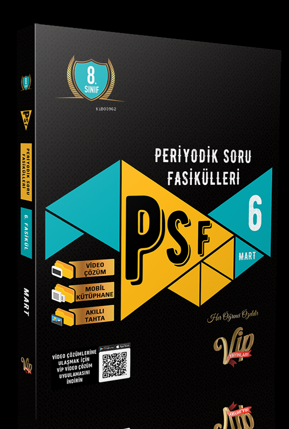  8 Sınıf Periyodik Soru Fasikülleri 6 | Kolektif | Vip Yayınları (Hazırlık) | 9786256467347 | 