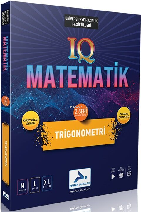 Paraf Yayınları IQ Matematik 2. Seri Trigonometri Soru Kütüphanesi