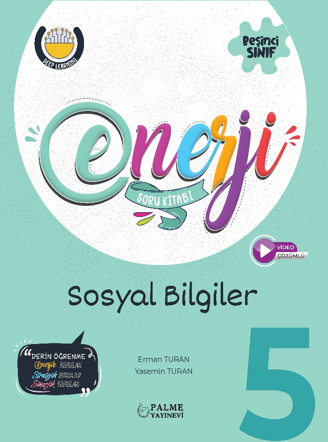 Palme 5.Sınıf Enerji Sosyal Bilgiler Soru Kitabı