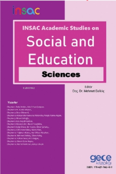 INSAC Academic Studies On Social and Education Sciences