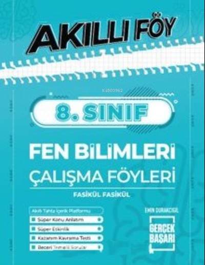 8. Sınıf;Akıllı Föy Fen Bilimleri Çalışma Föyleri Fasikül Fasikül