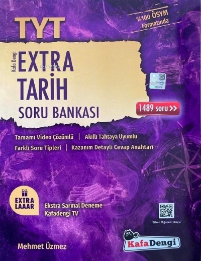  TYT Extra Tarih Soru Bankası | Kolektif | Kafa Dengi | 9786257079563 | 