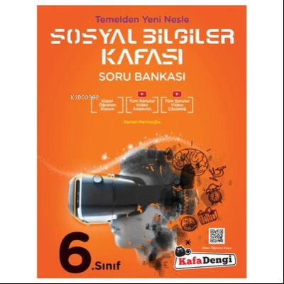 KafaDengi 6.Sınıf Sosyal Bilgiler Kafası Soru Bankası (Tümü Video Çözümlü)