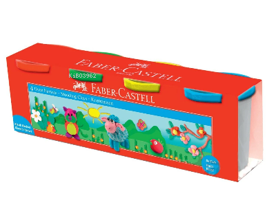  Faber Oyun Hamuru 4 Renk Klasik | Faber Oyun Hamuru 4 Renk Klasik | Faber Castell | 8681241361543 