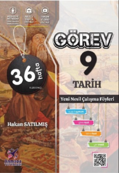  Görev 9Sınıf Tarih Yeni Nesil Çalışma Föyleri | Görev 9Sınıf Tarih Yeni Nesil Çalışma Föyleri | Hakan Satılmış | Armada Yayınları | 9786258266238 