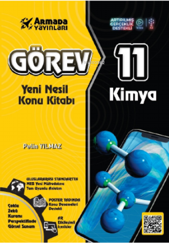  Görev 11 Kimya Yeni Nesil Konu Kitabı | Pelin Yılmaz | Armada Yayınları (Sınav) | 9786258266368 | 