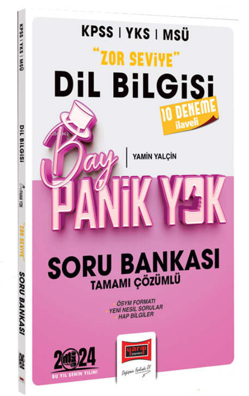 Yargı 2024 KPSS YKS MSÜ Bay Panik Yok Dil Bilgisi Zor Seviye Tamamı Çözümlü Soru Bankası