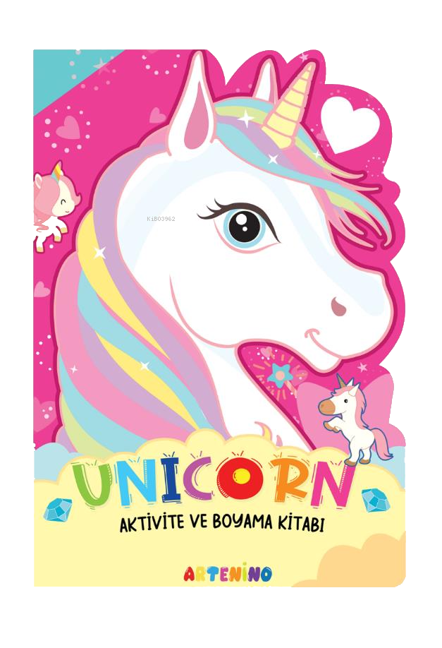 Unicorn Aktivite ve Boyama Kitabı