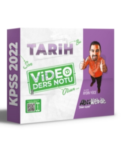  2022 KPSS Tarih Video Ders Notu | 2022 KPSS Tarih Video Ders Notu | Aydın Yüce | HocaWebde | 9786057733481 