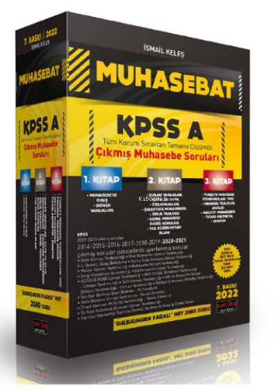  Muhasebat KPSS A Muhasebe Çıkmış Soruları Tamamı Çözümlü 2022 | Muhasebat KPSS A Muhasebe Çıkmış Soruları Tamamı Çözümlü 2022 | İsmail Keleş | Savaş Yayınevi | 9786257483353 