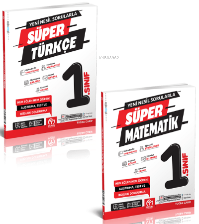  1Sınıf Süper 2Li Set (Süper Türkçe+Süper Matematik) | 1Sınıf Süper 2Li Set (Süper Türkçe+Süper Matematik) | Kolektif | Model Eğitim Yayınları | 9786257509855 