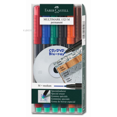  Faber Castell Asetat Kalemi (6Lı) (M) | Faber Castell | 4005401525066 | 