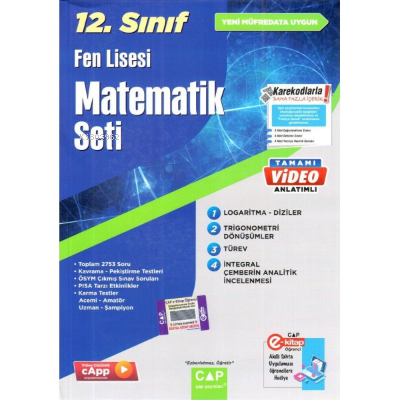 12.Sınıf Set Fen Lisesi Matematik - 2023