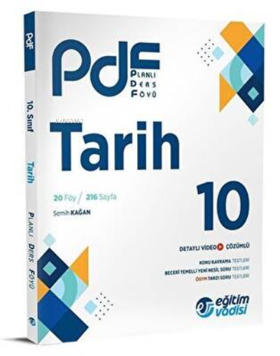  Eğitim Vadisi 2023 10 Sınıf Tarih Planlı Ders Föyü | Kolektif | Eğitim Vadisi Yayınları | 9786256911864 | 