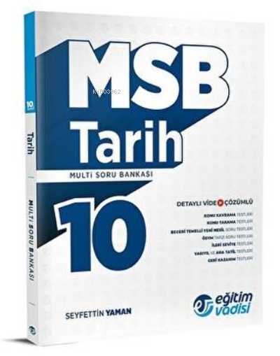 Eğitim Vadisi 2023 10. Sınıf Tarih MSB Multi Soru Bankası