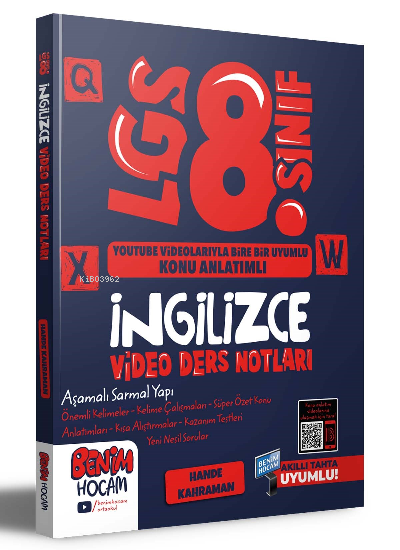 Benim Hocam 2023 8.Sınıf LGS  İngilizce Video Ders Notları (Konu Anlatımı)