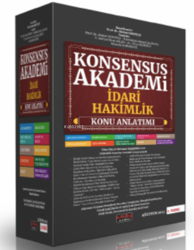  Konsensus Akademi İdari Hakimlik Konu Anlatımlı Set Savaş Yayınları 2022İdari Hakimlik Sınavı v | Konsensus Akademi İdari Hakimlik Konu Anlatımlı Set Savaş Yayınları 2022İdari Hakimlik Sınavı v | Kolektif | Savaş Yayınevi | 9786257483223 