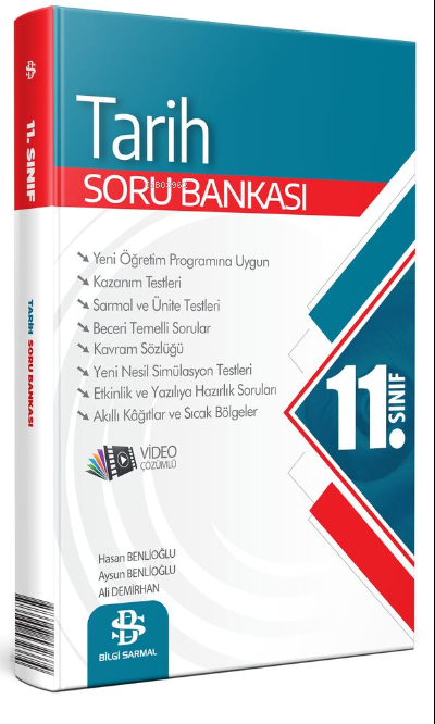  11 Sınıf Tarih Soru Bankası Bilgi Sarmal Yayınları 2023 | 11 Sınıf Tarih Soru Bankası Bilgi Sarmal Yayınları 2023 | Kolektif | Bilgi Sarmal | 9786258070385 