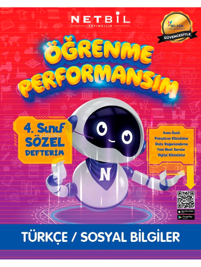  Bilfen 4Sınıf Öğrenme Performansım Sözel Defterim | Kolektif | Netbil Yayıncılık | 9786258313055 | 
