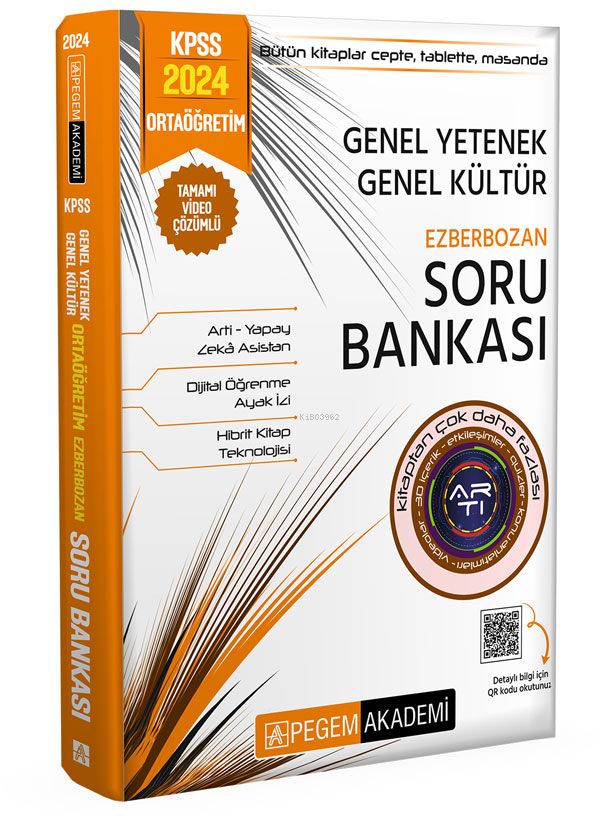 Pegem 2024 KPSS Genel Yetenek Genel Kültür Ortaöğretim Ezberbozan Soru Bankası