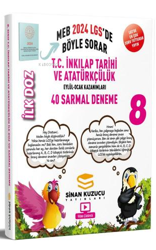 2024 LGS 8. Sınıf İlk Doz T.C. İnkılap Tarihi ve Atatürkçülük Sarmal Branş Denemesi