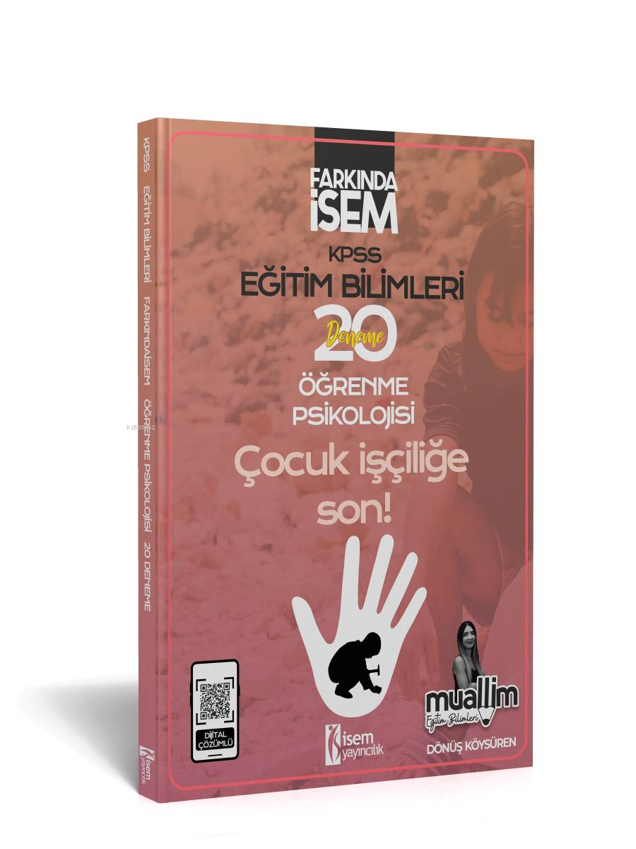 İsem 2024 Farkında KPSS Eğitim Bilimleri Öğrenme Psikolojisi 20'li Deneme