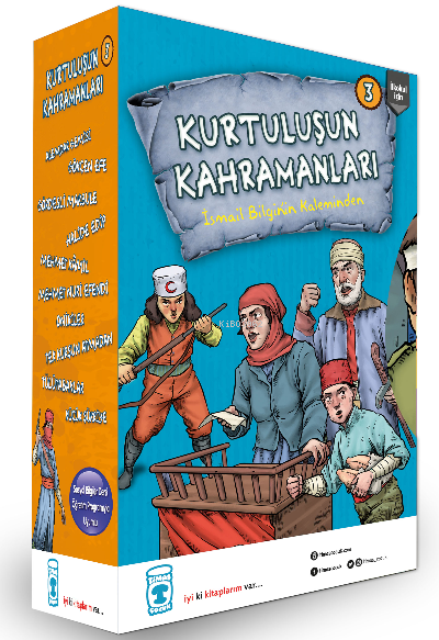 Kurtuluşun Kahramanları 3 Seti (10 Kitap Takım)