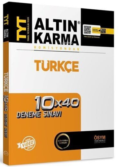 Altın Karma TYT Türkçe Branş Deneme