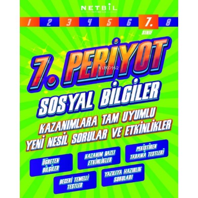  7 Sınıf Sosyal Bilgiler Periyot | 7 Sınıf Sosyal Bilgiler Periyot | Kolektif | Netbil Yayıncılık | 9786257857215 