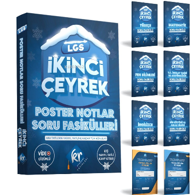 Kr Akademi LGS İkinci Çeyrek Poster Notlar Soru Fasikülleri (2. Çeyrek)